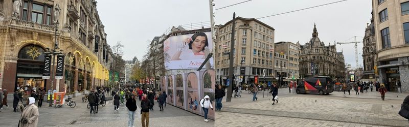 Kerstshoppen meir Antwerpen